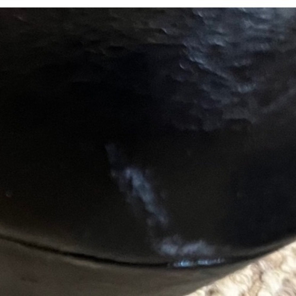 ❤️Unlisted Black Faux Leather Round Toe Stiletto Heel Platform Pumps Size 8.5 - Picture 10 of 16